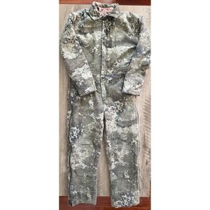 Redhead Silent Hide Insulated Quilted Coverall Youth L Hunting One Piece Zip Up